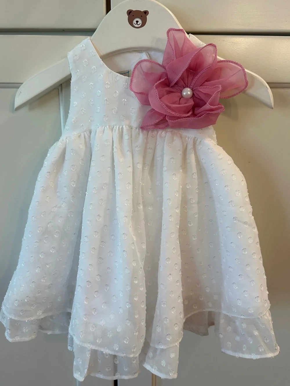 Marmellata Party Dress 3-6 months Tulle‎ Overlay Bow Waist Toddler Dress